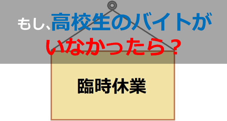 臨時休業の看板